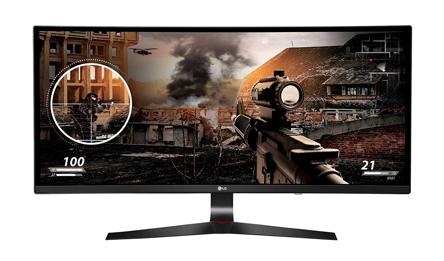 Monitor Gamer Full HD LG Curvo Widescreen IPS 34” - 34UC79-G