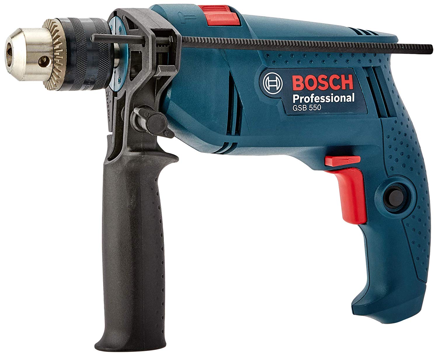 Bosch 06011A02D0-000, Furadeira de Impacto GSB 550W RE 127V, Azul