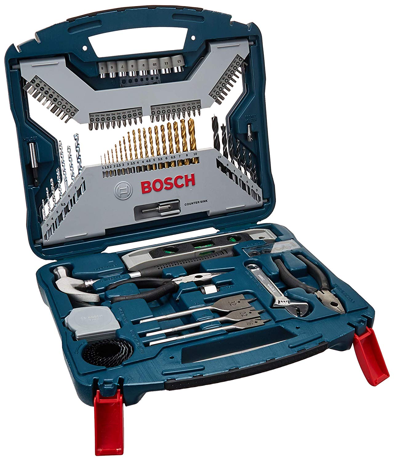 Kit de Ferramentas Azul X-Line 103 peças Bosch