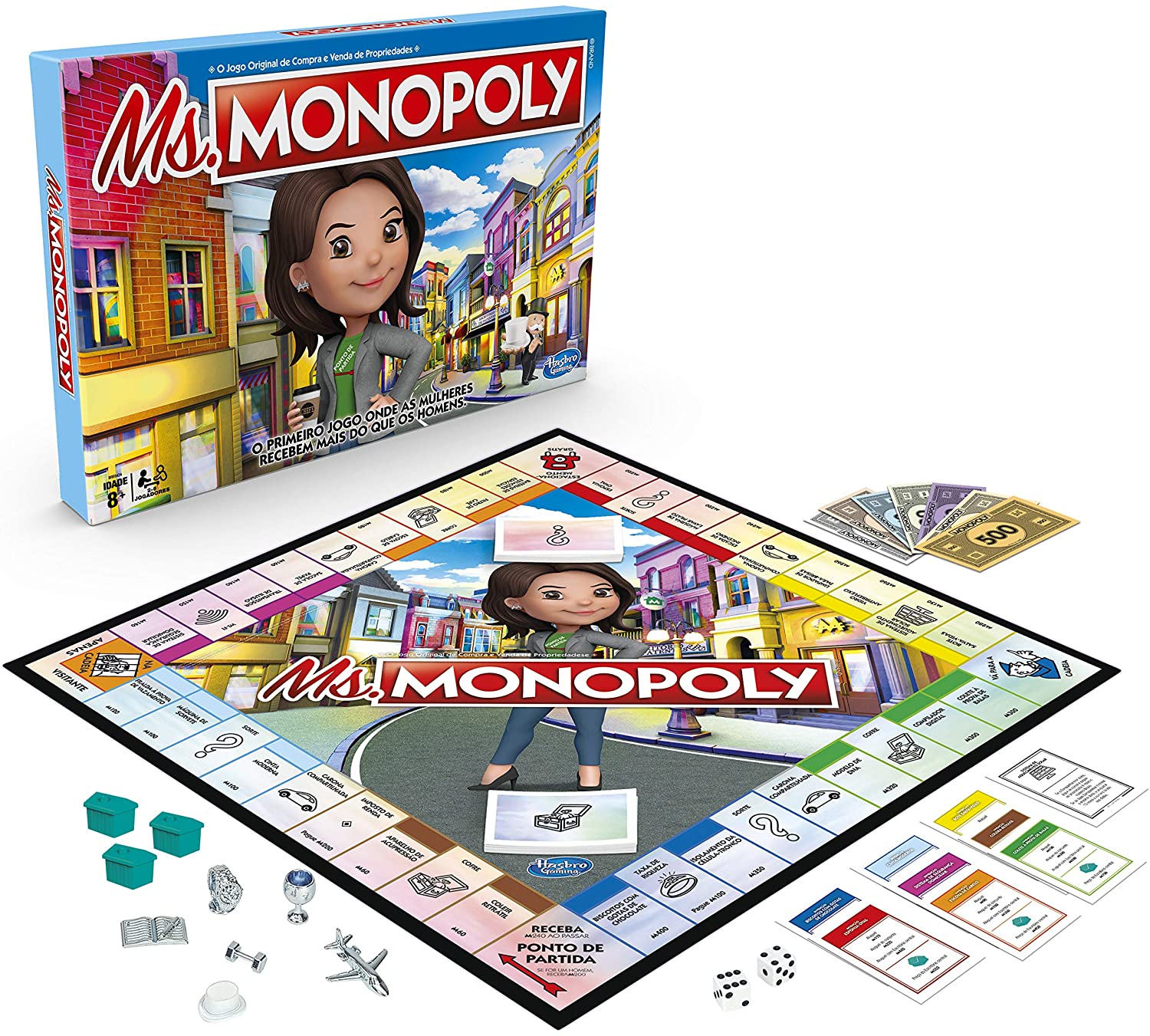Jogo de Tabuleiro Ms Monopoly E8424 - Hasbro