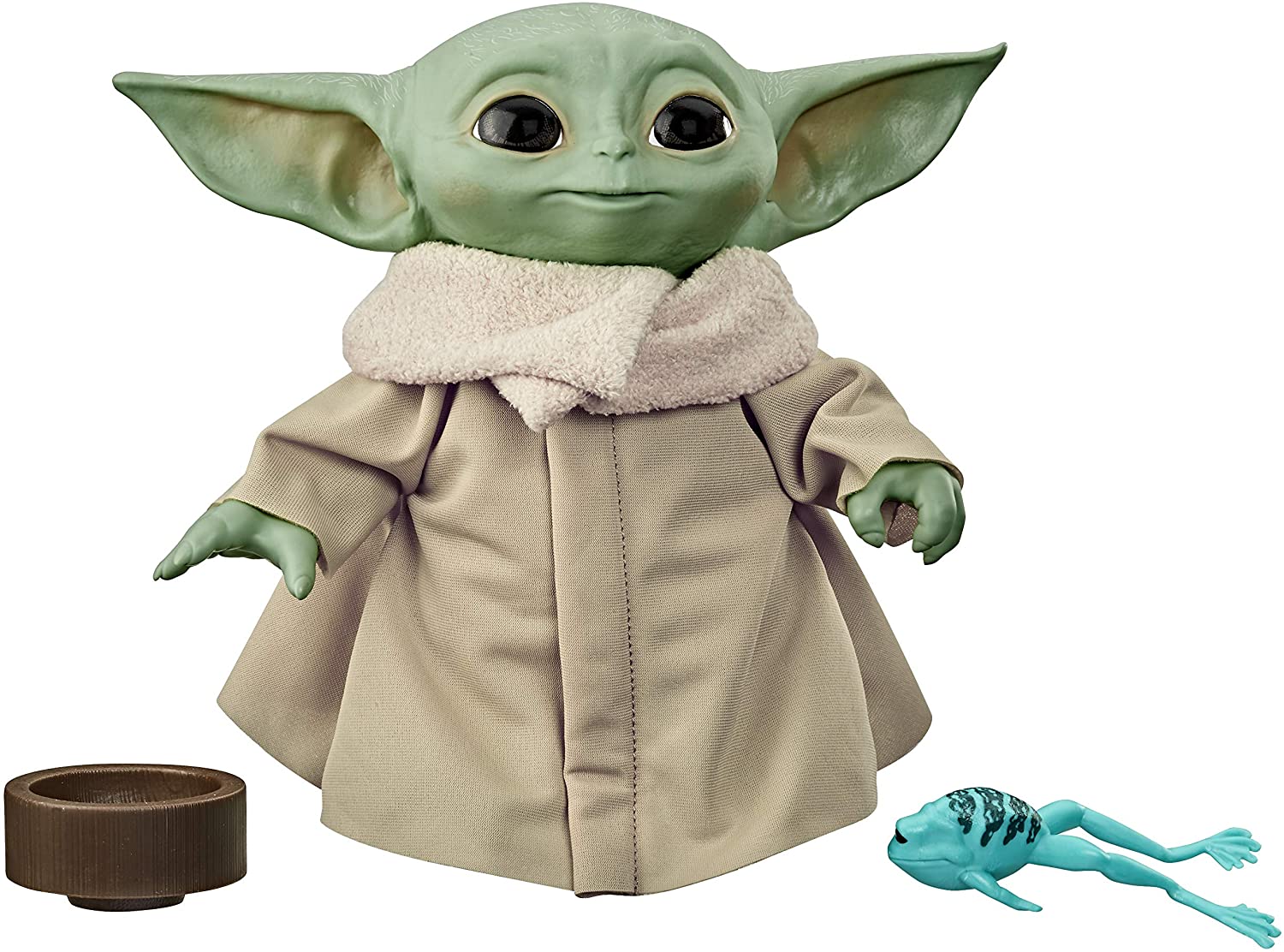 [Exclusivo Prime] Figura Star Wars The Child (Baby Yoda) Brinquedo De Pelúcia que Fala de 19,05cm Inspirado na Série The Mandalorian - F1115 - Hasbro