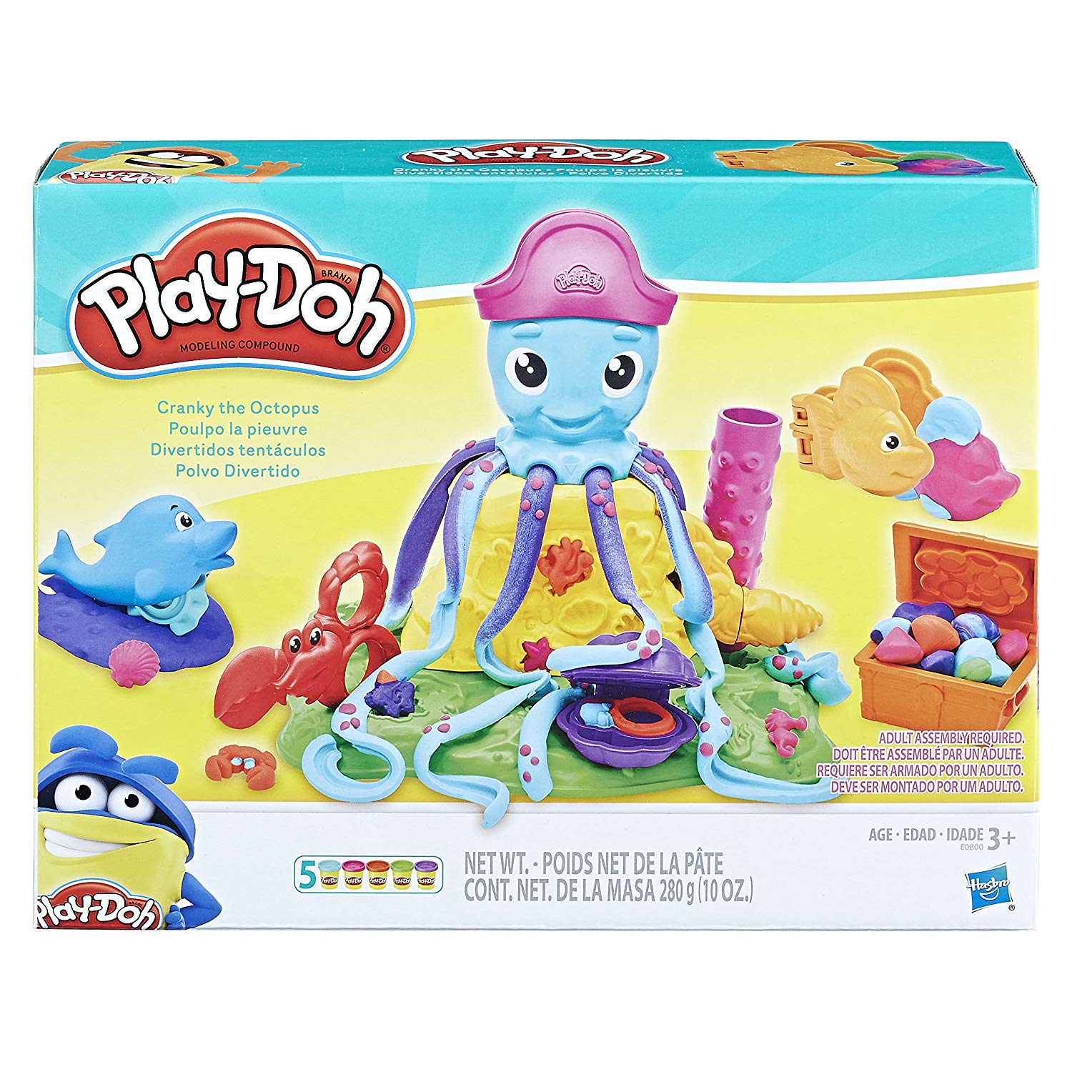 Conjunto Massinha Play-Doh Polvo Divertido Hasbro