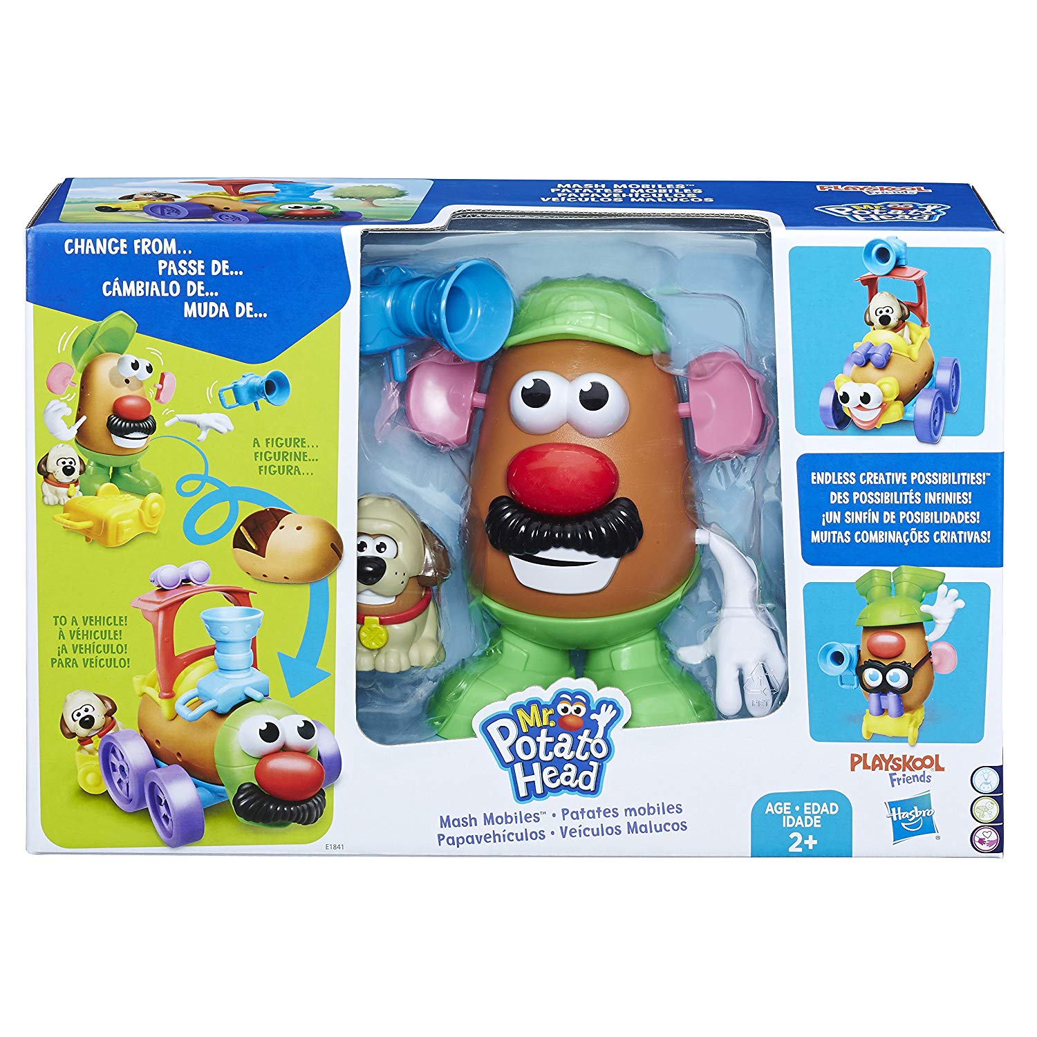 Brinquedo Pré Escolar Mr Potato Head Veiculos Malucos Hasbro
