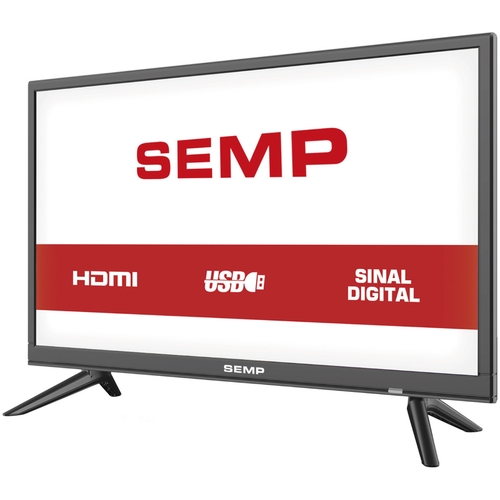 TV LED 24" Semp S1300 HD Conversor Digital Integrado 2 HDMI 2 USB