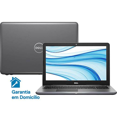 Notebook Dell Inspiron i15-5567-D30C Intel Core i5 8GB (AMD Radeon R7 M445 de 2GB) 1TB Tela LED 15,6" Linux - Cinza