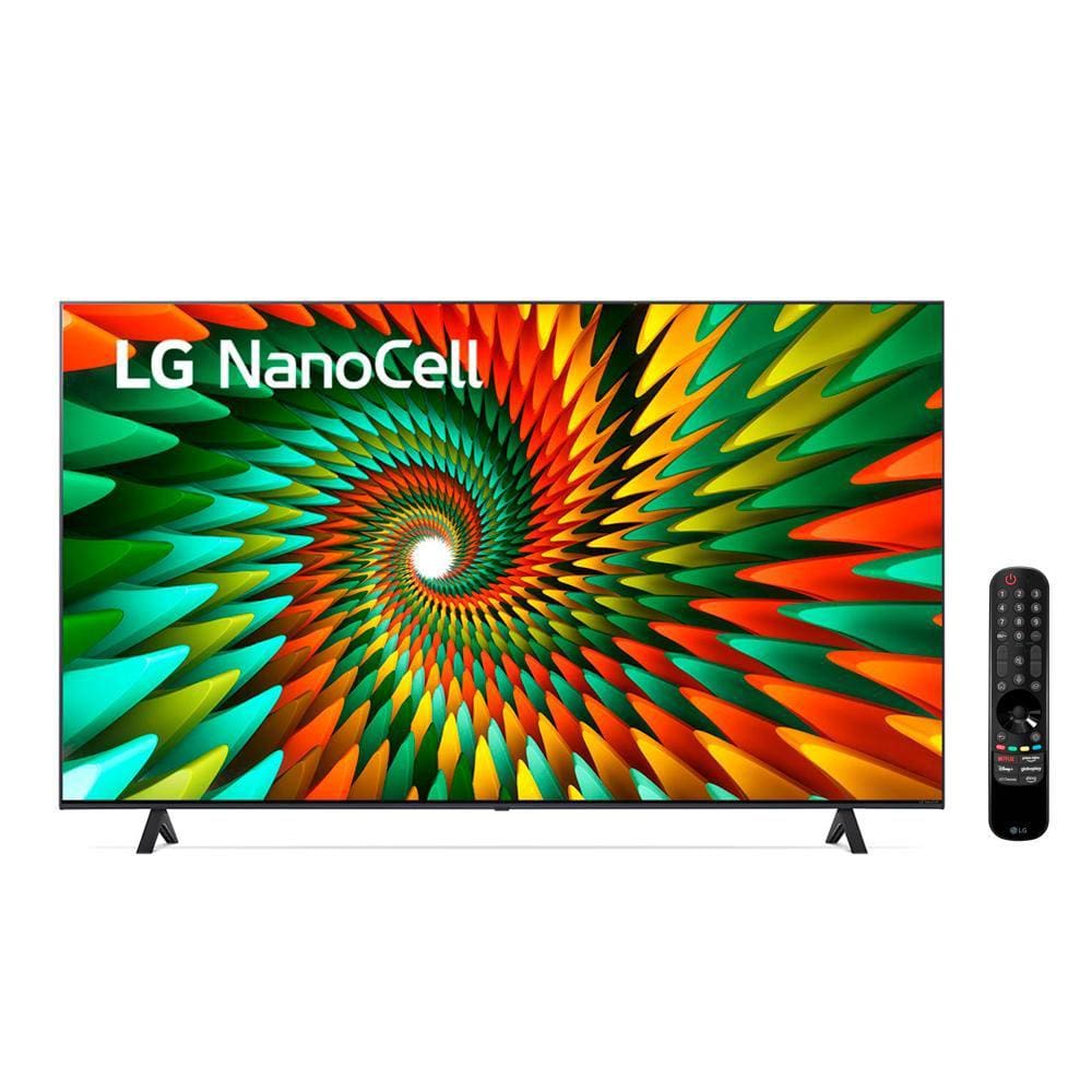 Smart TV LG 4K NanoCell 65" 65NANO77SRA Bluetooth, ThinQ AI, Alexa, Google Assistente, Airplay e Wi-Fi