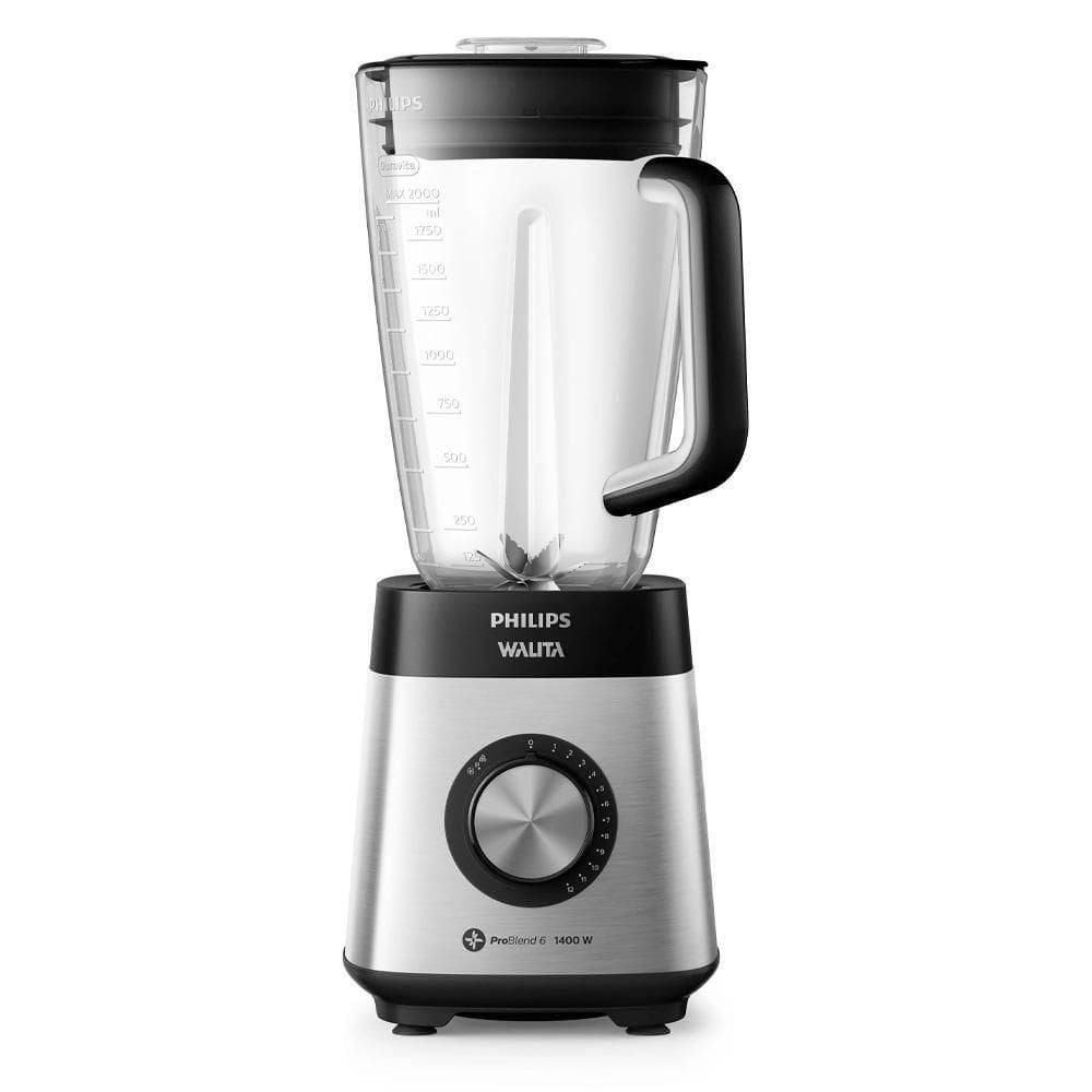 Liquidificador Philips Walita RI2244 Inox 1400W com 12 Velocidades