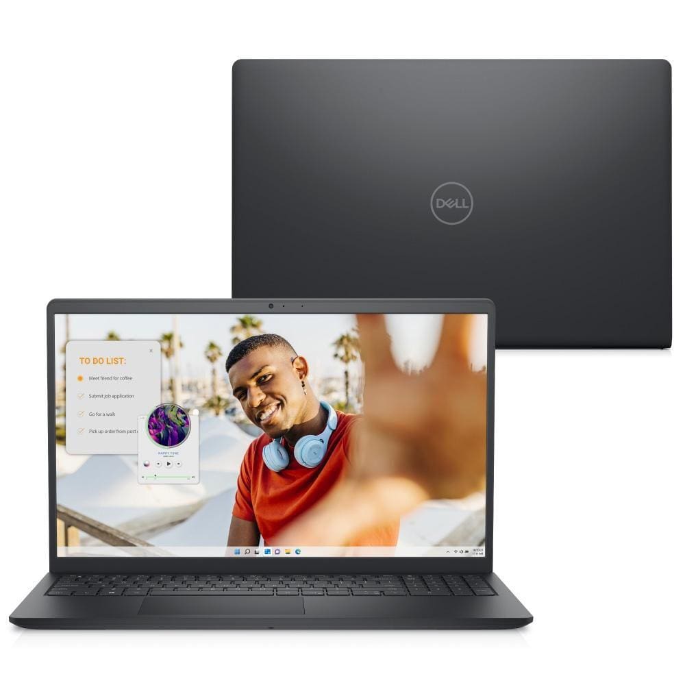 Notebook Dell Inspiron Ryzen 5-7520U 8GB SSD 512GB AMD Radeon Graphics Tela 15.6" FHD W11 - I15-A0507-M10P