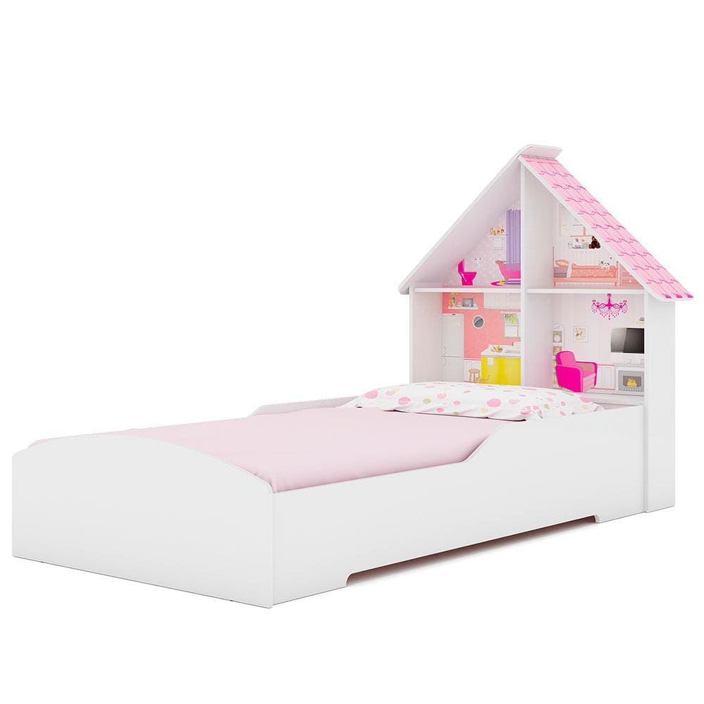 Cama Infantil Gelius Casinha - Branco