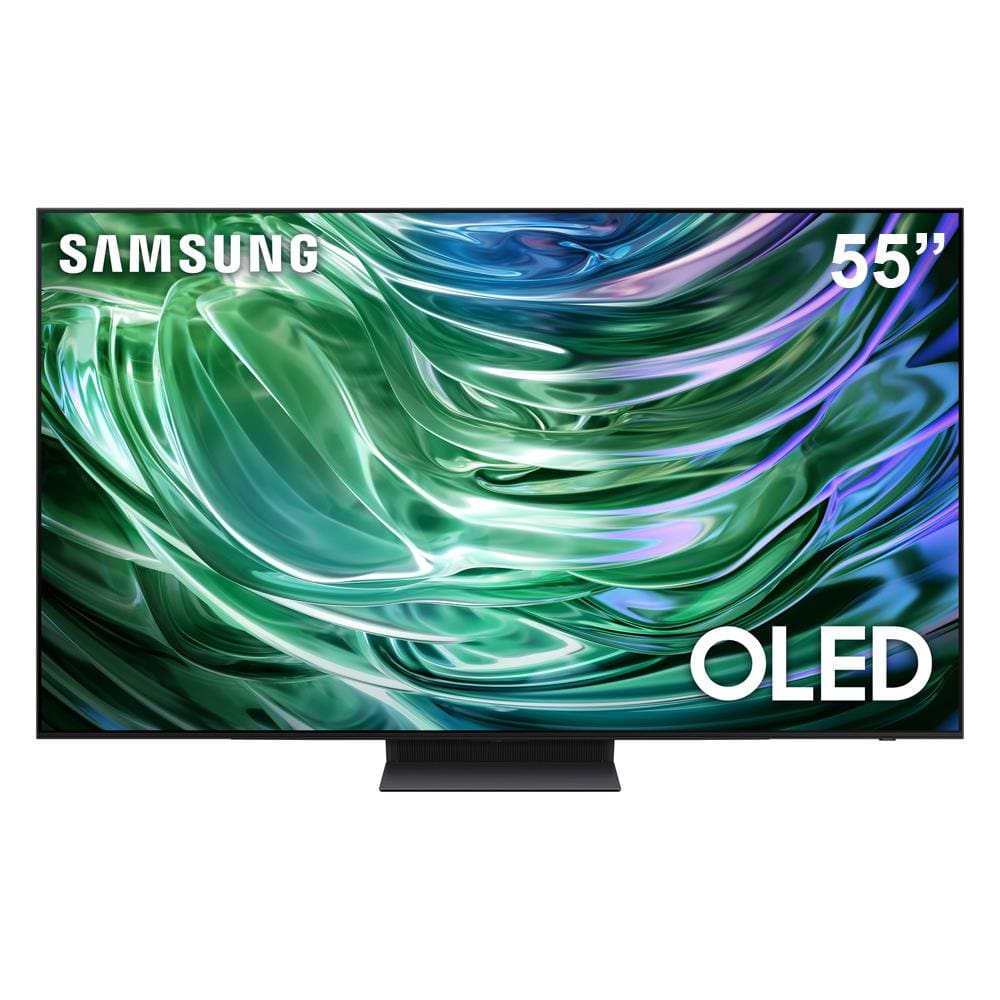 Smart TV 55'' 4K Samsung OLED QN55S90DAGXZD AI Energy Mode Dolby Atmos Alexa built in Wi-Fi Bluetooth USB HDMI