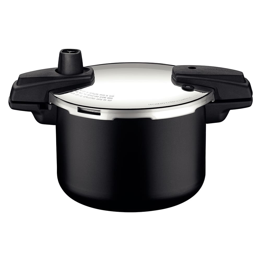 Panela de Pressão Tramontina Arizona em Alumínio com Revestimento Interno e Externo Antiaderente Starflon Max 4,5L – Preto