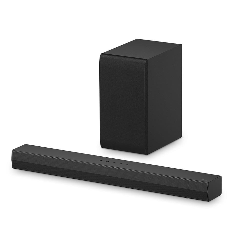 Soundbar LG S40T com 2.1 Canais Dolby Digital Sem Fios Bluetooth 5.3 Entrada Óptica HDMI e AI Sound Pro - 300W RMS