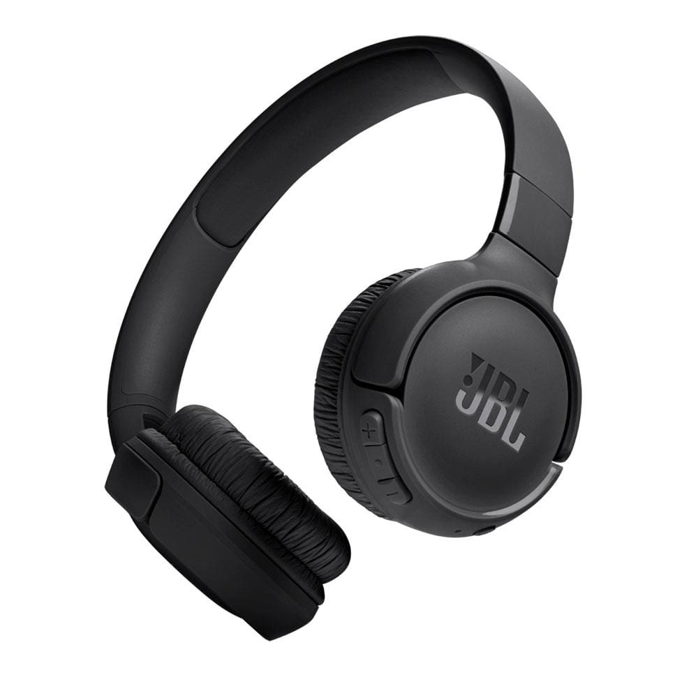 Headphone JBL Tune 520BT Bluetooth 5.3 Pure Bass Sound Microfone integrado e Conexão Multi-Point - Preto