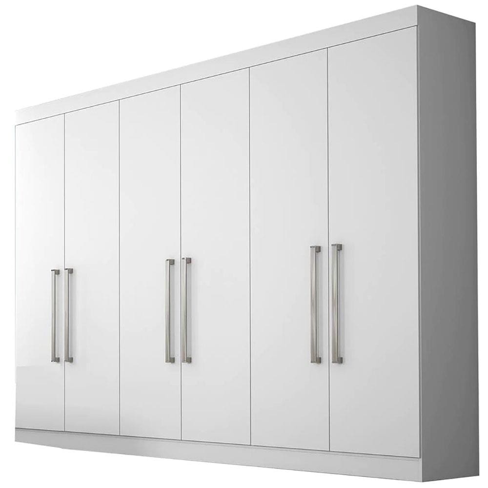 Guarda-Roupa Casal Mademarques Alba com 6 Portas e 4 Gavetas