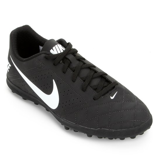 Chuteira Society Nike Beco 2 TF - Preto+Branco