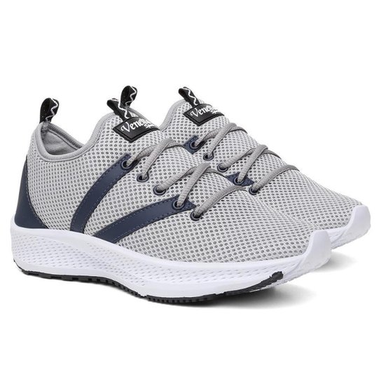 Tênis Masculino Venetto Esportivo Academia Corrida Fitness - Cinza