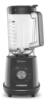 Electrolux Liquidificador 1500W 3,2L Pulsar 3 em 1 15receitas pre-programadas Efficient com TriForce 15 Velocidades Cinza EBL1500 127v