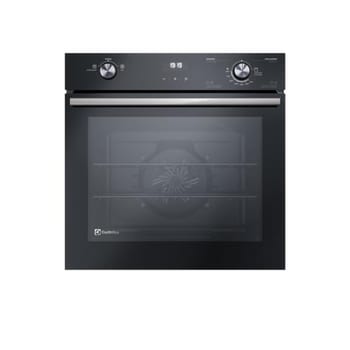 Forno de Embutir Electrolux a Gás 80L Efficient com PerfectCook360 Preto OE8GH 220v