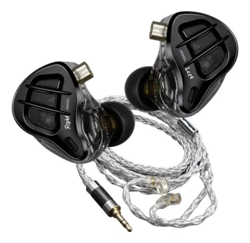 Fone In-ear Kz Zar C/16 Drivers + Borrachas + Cabo 8 Nucleos