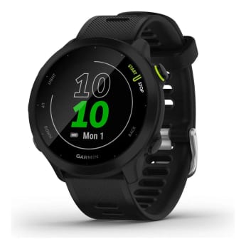 Relógio Garmin Forerunner 55 Monitor Cardíaco E Gps 42mm Bla