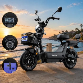 Bicicleta Elétrica Cavalletta C2 Removível 48v 65km 750w