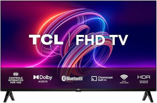 TCL LED SMART TV 32” S5400AF FHD ANDROID TV, PRETO