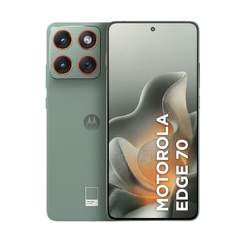 Smartphone Motorola Edge 70 5G - 256GB 24GB (8GB RAM + 16GB RAM Boost), Ultrafino, 3 cameras 50MP, Tela 1.5K extreme Amoled 120hz - Lily Pad