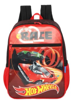 Mochila Escolar Costas Hot Wheels Turbo Is42581hw