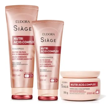 Siàge Nutri Acid.complex Shampoo + Condicionador + Máscara