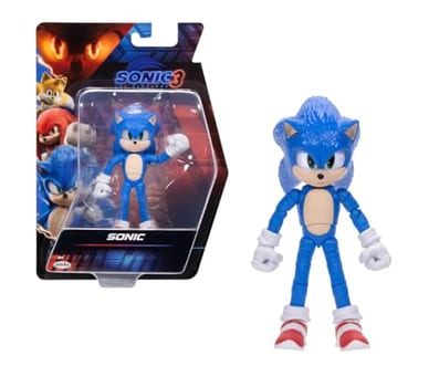 Boneco Sonic 13cm Figura Articulada Filme Sonic 3 - Sunny