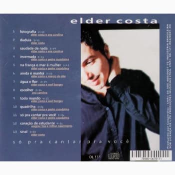 CD Elder Costa - Só Pra Cantar Pra Você