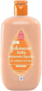 Sabonete Líquido Infantil Cabeça aos pés Johnson's 400ml orange