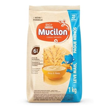 Cereal Infantil Mucilon Arroz e Aveia, 1kg