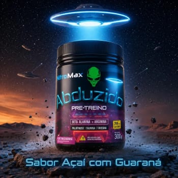 Abduzido Pre Treino Nitro Max Açai Com Guarana 300g