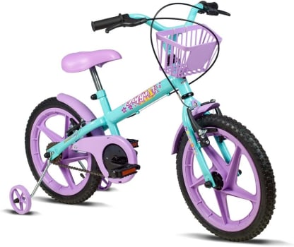 Bicicleta Infantil Verden Fofys - Aro 16 Com Cestinha e Rodinhas