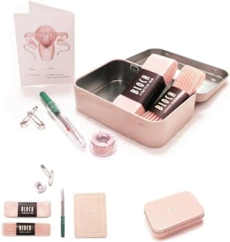 Bloch Kit profissional de costura e costura para balé/ponta, rosa