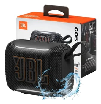 Caixa de som portátil com Bluetooth JBL GO5 Preta