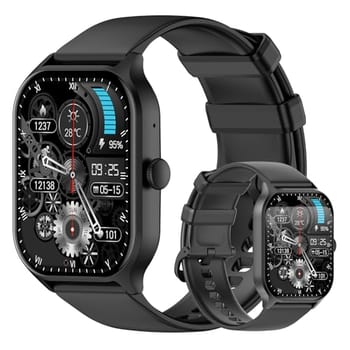 Bettdow smartwatch de 2,01 polegadas possui bateria com duração superior a 15 dias, mais de 120 modos esportivos, resistência à água 1ATM, relogio