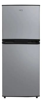 Geladeira Compacto Hq 140l Duplex Defrost Pt/cz Hq-140rdf Preto/cinza 110v