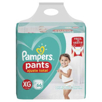 Fralda Pampers Pants Ajuste Total XG - 66