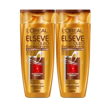 Kit Shampoo de Nutrição Intensa Elseve Óleo Extraordinário