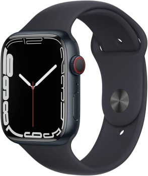 Apple Watch Series 7, GPS + Cellular, Tela de 45mm (Meia-noite)