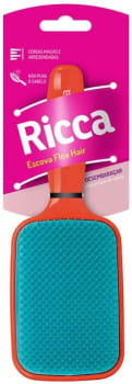 Escova Raquete Flex, Red, Ricca