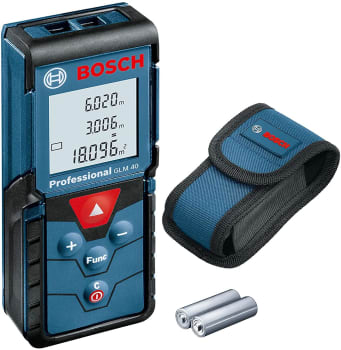 Trena Laser Bosch Glm 40 Alcance 40m com Bolsa Protetora