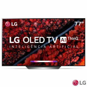 Smart TV LG OLED Ultra HD 4K com Controle Smart Magic, AI Picture, Dolby Atmos® e Wi-Fi - OLED77C9PSA
