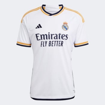 Camisa Real Madrid Home 23/24 s/n Torcedor Adidas Masculina - Camisa de Time - Magazine OfertaespertaLogo LuLogo Magalu
