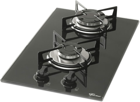 Fogão Cooktop 2q A Gas Preto Embutir Fischer