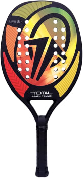 Raquete Beach Tennis Total Fun 100% Carbono + Raqueteira