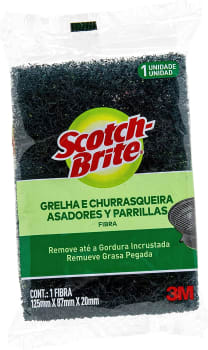 Esponja para Grelhas e Churrasqueiras - Scotch-Brite