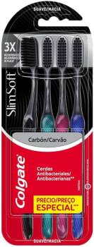 Colgate Escova De Dente Slim Soft 4 Unidades